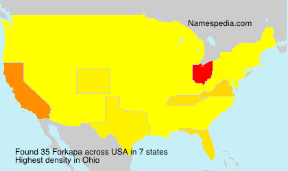 Surname Forkapa in USA Surname Forkapa in USA