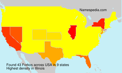 Surname Forkos in USA Surname Forkos in USA