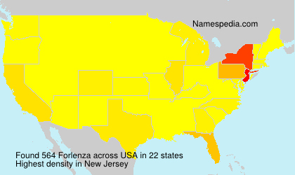 Surname Forlenza in USA Surname Forlenza in USA