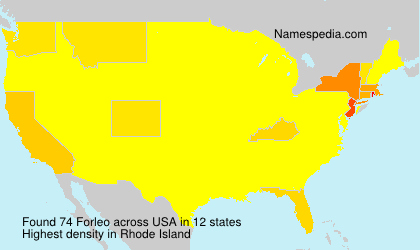 Surname Forleo in USA Surname Forleo in USA