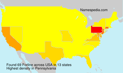 Surname Forline in USA Surname Forline in USA