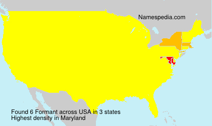 Surname Formant in USA Surname Formant in USA