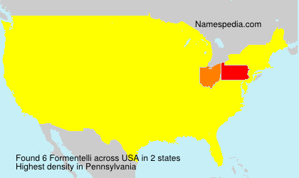 Surname Formentelli in USA Surname Formentelli in USA