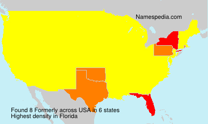 Surname Formerly in USA Surname Formerly in USA