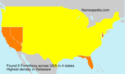 Surname Formilleza in USA Surname Formilleza in USA