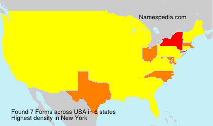 Surname Forms in USA Surname Forms in USA