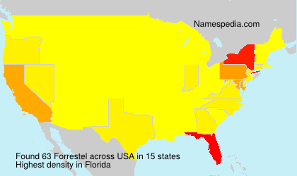 Surname Forrestel in USA Surname Forrestel in USA