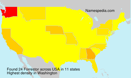 Surname Forrestor in USA Surname Forrestor in USA