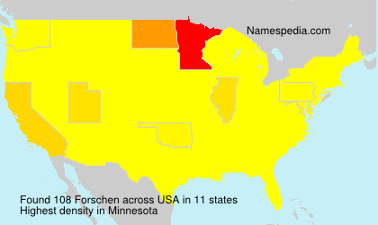 Surname Forschen in USA Surname Forschen in USA