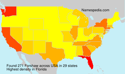 Surname Forshaw in USA Surname Forshaw in USA