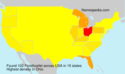 Surname Forsthoefel in USA Surname Forsthoefel in USA