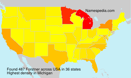 Surname Forstner in USA Surname Forstner in USA