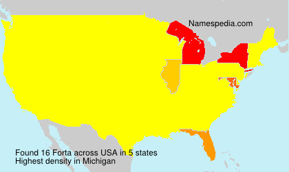 Surname Forta in USA Surname Forta in USA