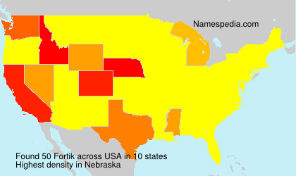 Surname Fortik in USA Surname Fortik in USA