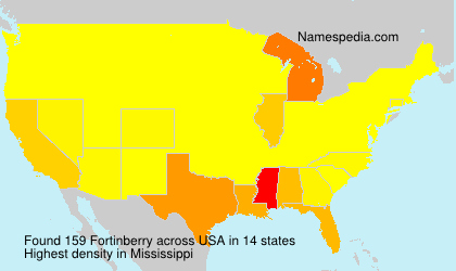 Surname Fortinberry in USA Surname Fortinberry in USA