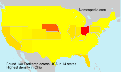 Surname Fortkamp in USA Surname Fortkamp in USA