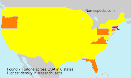 Surname Fortone in USA Surname Fortone in USA
