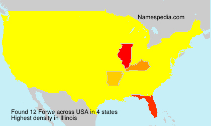 Surname Forwe in USA Surname Forwe in USA