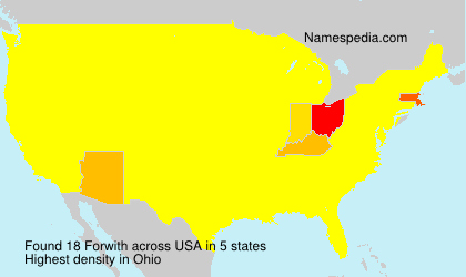 Surname Forwith in USA Surname Forwith in USA