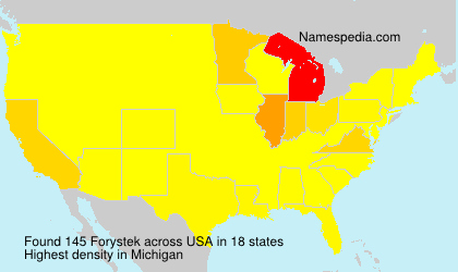 Surname Forystek in USA Surname Forystek in USA