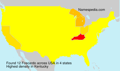 Surname Foscardo in USA Surname Foscardo in USA