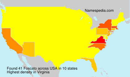 Surname Foscato in USA Surname Foscato in USA