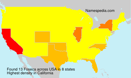 Surname Foseca in USA Surname Foseca in USA