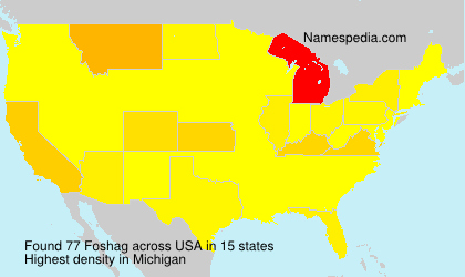 Surname Foshag in USA Surname Foshag in USA