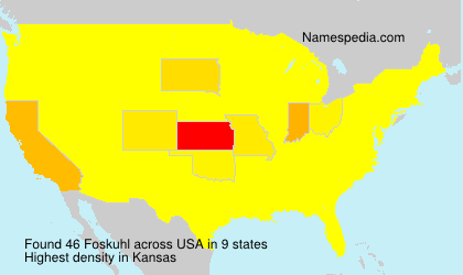 Surname Foskuhl in USA Surname Foskuhl in USA