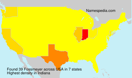 Surname Fossmeyer in USA Surname Fossmeyer in USA