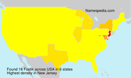 Surname Fostik in USA Surname Fostik in USA