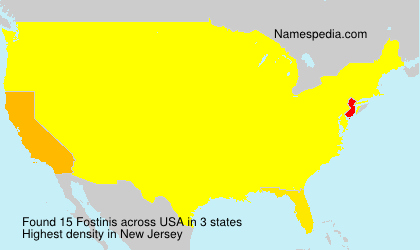 Surname Fostinis in USA Surname Fostinis in USA