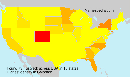 Surname Fostvedt in USA Surname Fostvedt in USA