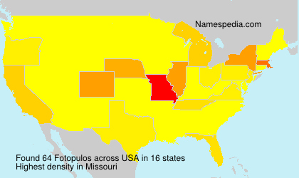 Surname Fotopulos in USA Surname Fotopulos in USA