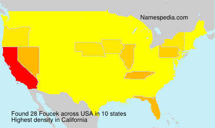 Surname Foucek in USA Surname Foucek in USA