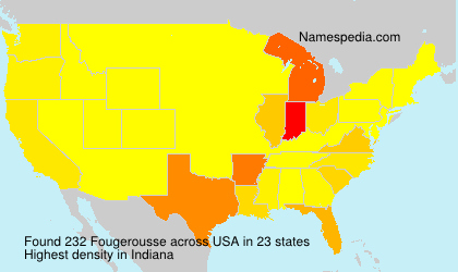 Surname Fougerousse in USA Surname Fougerousse in USA