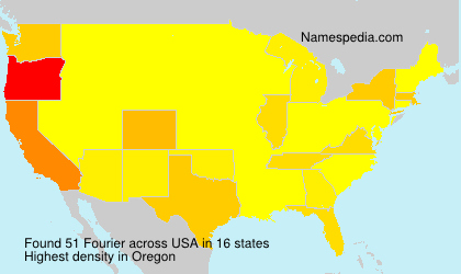 Surname Fourier in USA Surname Fourier in USA
