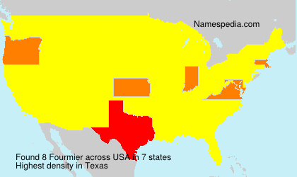 Surname Fourmier in USA Surname Fourmier in USA