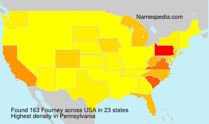 Surname Fourney in USA Surname Fourney in USA