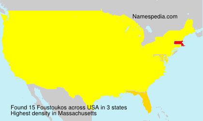 Surname Foustoukos in USA Surname Foustoukos in USA