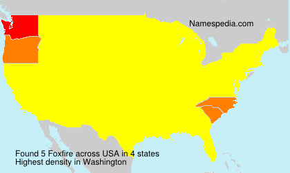 Surname Foxfire in USA Surname Foxfire in USA