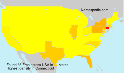 Surname Frac in USA Surname Frac in USA