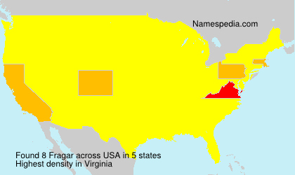 Surname Fragar in USA Surname Fragar in USA