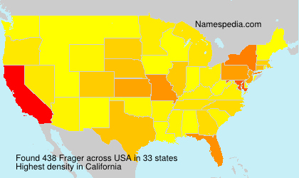 Surname Frager in USA Surname Frager in USA