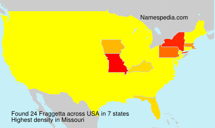 Surname Fraggetta in USA Surname Fraggetta in USA