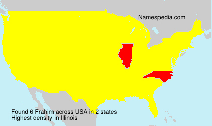 Surname Frahim in USA Surname Frahim in USA