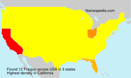 Surname Fraigun in USA Surname Fraigun in USA