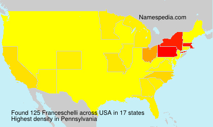 Surname Franceschelli in USA Surname Franceschelli in USA