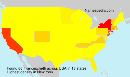 Surname Franceschetti in USA Surname Franceschetti in USA