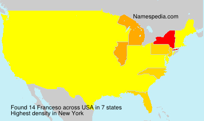 Surname Franceso in USA Surname Franceso in USA